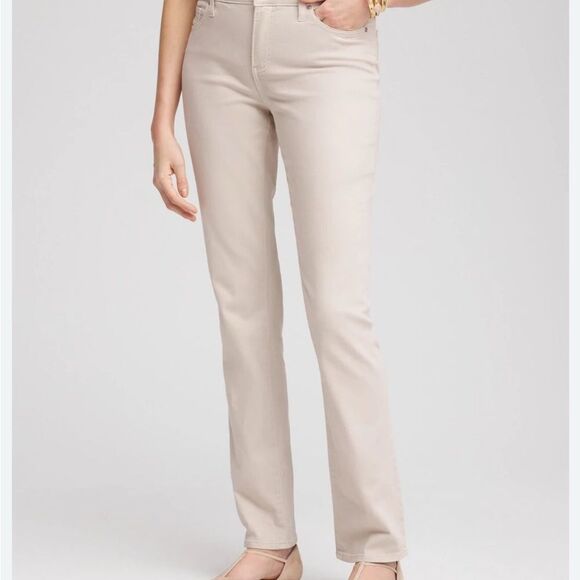 CHICOS so slimming girlfriend jeans size 1 Women's Jeans (women’s 8) - Picture 1 of 9